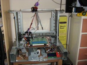 Scratch Built 3d printer